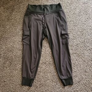 Athleta Charcoal/Olive Jogger Pants Size 6P